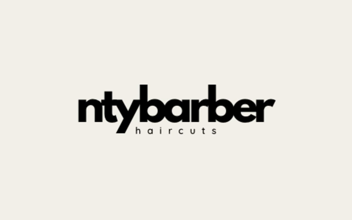 Capture d'écran du site Nty Barber — Booking